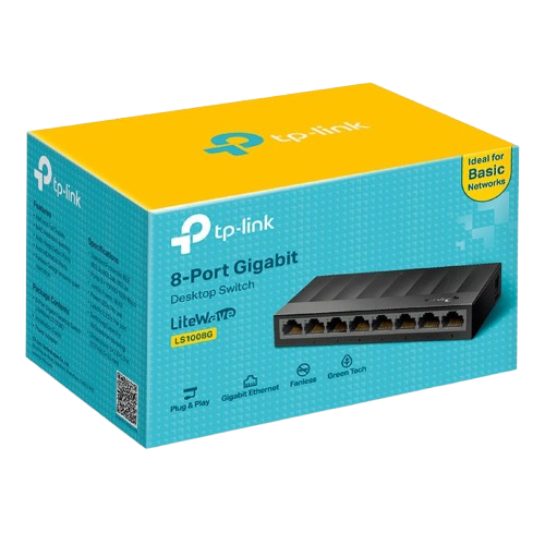 TP-LINK SWITCH LS1008G 8-PORT GIGABIT NEW - 2YW